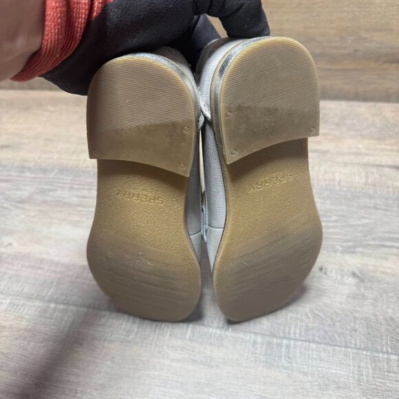 Sperry Seaport Plushwave Tan Leather Penny Loafers Women's Size 6 - Picture 4 of 7